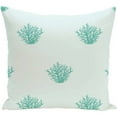 thumbnail image 1 of Simply Daisy 16" x 16" Coral Corral Coastal Print Outdoor Pillow, 1 of 1