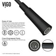 thumbnail image 6 of VIGO Laurelton Pull-Down Spray Kitchen Faucet In Matte Black, 6 of 10