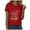 Red, variant on felwors Happy New Year Shirt for Women 2026 New Years Eve T-Shirt Countdown Fireworks Holiday Party Tops(Red, L)