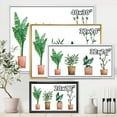 thumbnail image 4 of Designart 'Duo of Potted Flowers House Plants In Claypots' Farmhouse Framed Canvas Wall Art Print, 4 of 5