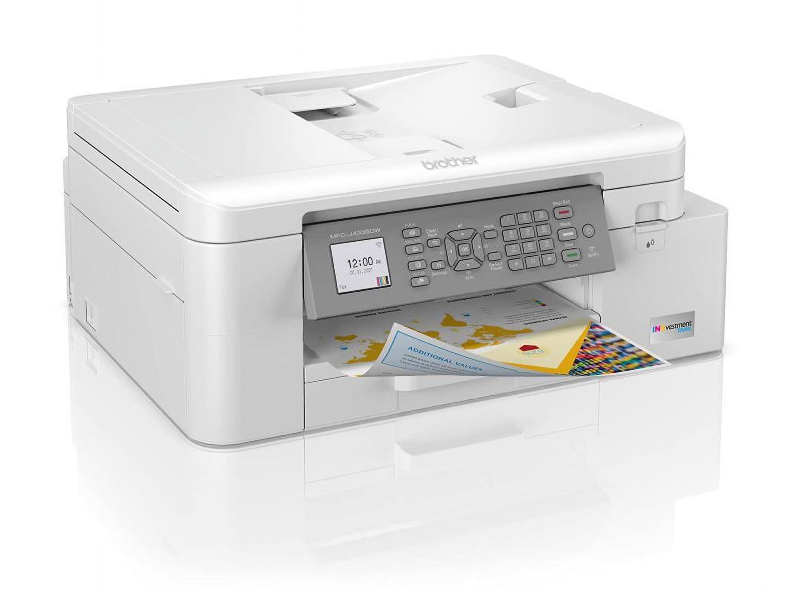 Brother MFC-J4335DW INKvestment Tank All-in-One Color Inkjet Printer with Duplex & Wireless Printing - image 5 of 8