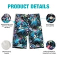thumbnail image 3 of SSLR Mens Shorts Causal Flat Front Hawaiian Summer Shorts, 3 of 8