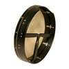 Roosebeck Bodhran, 16"x3.5", Tune, Black, T-Bar