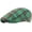 Green, variant on CoCopeaunts Newsboy Cap Unisex Cotton Plaid Berets Cap Flat Ivy Cap Adjustable Newsboy Hats for Men Women Casual Outdoor Sunhat