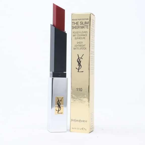 Yves Saint Laurent The Slim Sheer Matte Lipstick 0.07oz 110 Berry Exposed New