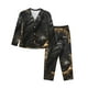 thumbnail image 1 of Balery Gothic Raven Portrait Conjunto de Pijama con Estampado para Mujer, Conjunto de Dos Piezas con Manga Larga, Ropa de Dormir Suave con Bolsillos, Pijamas Cómodos-Large, 1 of 7