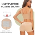 thumbnail image 3 of Boyshort Underwear for Women Seamless Cotton Boxer Shorts Anti Chafing Soft Ladies BoyShorts Panties, 3 of 8