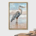 thumbnail image 2 of wall26 Framed Canvas Print Wall Art Pastel Sky Beach Shore Wave Crane Bird Nature Wilderness Illustrations Modern Art Decorative Rustic Relax/Calm for Living Room, Bedroom, Office - 16"x24", 2 of 5