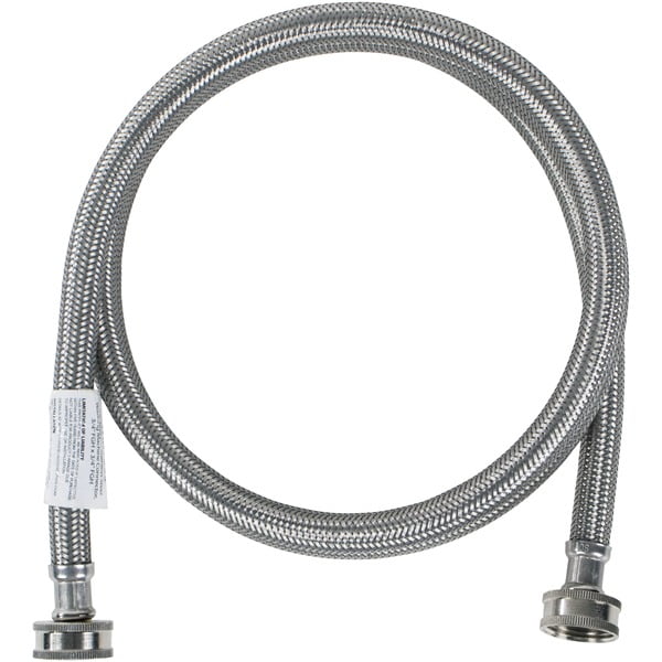 Certified Appliance Accessories(R) WM48SS Braided Stainless Steel Washing Machine Hose, 4ft