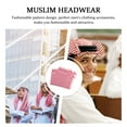 thumbnail image 2 of EeaseMX Turbante árabe macho Dubai en la cabeza Arabia Saudita Shemagh Keffiyeh Accesorio de ropa, 2 of 8