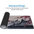 thumbnail image 4 of Japanese Sakura Watercolor Painting Extended Mouse Pad 31.5x11.8 Inch XL Cherry Blossom Flower Non-Slip Rubber Base Large Mousepad Stitched Edges Keyboard Mouse Mat Desk Pad for Office Home Game, 4 of 7