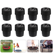 Worgeous  Non-slip Mat Skid Replacement Trampoline Feet Outdoor Black