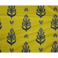 thumbnail image 4 of oneOone Polyester Lycra Fabric Leaves & Paisley Block Printed Fabric 1 Yard 56 Inch Wide, 4 of 4