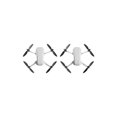 thumbnail image 3 of 4 pares de hélices de vuelo plegables de bajo ruido y silenciosas de repuesto para Mavic Mini Drone, cuchillas de hélice de rayas coloridas de doble cara, color negro y plateado esquí esquí Gafas de esquí, 3 of 5