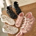 thumbnail image 4 of Sandalias para niñas, zapatos romanos de cuero suave, sandalias para niños de estilo coreano, zapatos de princesa, sandalias de bebé de moda de verano, 4 of 5