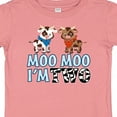 thumbnail image 4 of Inktastic Moo Moo I'm 2 with Cute Holstein Cows Boys or Girls Baby T-Shirt, 4 of 5