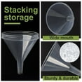 thumbnail image 5 of 6 Pack Funnel Plastic Small Funnel For Kitchen Garden Engine Tool Filling Set, 5 of 6