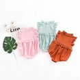 thumbnail image 3 of Newborn Baby Girl Princess Ruffle Jumpsuit Romper Clothes Outfits Summer, 3 of 5