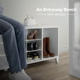 thumbnail image 4 of Prepac White Shoe Storage Bench, 4 of 9