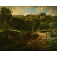 thumbnail image 3 of Jean-François Millet 24x20 Black Modern Framed Museum Art Print Titled - Hameau Cousin in Greville (1873), 3 of 5
