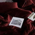 thumbnail image 6 of 3 Piece New Fluffy Pattern Comforter Set, 800 TC, 100% Egyptian Cotton, Full/Queen Size Wine Solid, 6 of 6