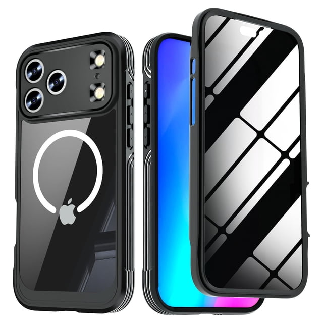 Funda Magnética KEKBOXQ para iPhone 17 Pro Max con Protector de Pantalla de Privacidad