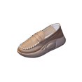 thumbnail image 1 of facefd Chaussures Décontractées pour Femmes Confortables à Enfiler Douces pour Intérieur Extérieur Marche Kaki 37, 1 of 9