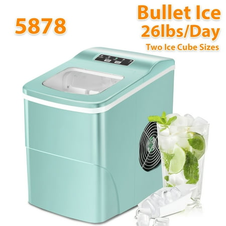Nugget Ice Makers Countertop,26 Lbs/ Day 35lbs/Day Pebble Ice Maker Machine With Sonic Ice, Self-Cleaning Countertop Ice Maker With Ice Scoop And Ice Basket For Home&Kitchen, Stainless Steels Silver.