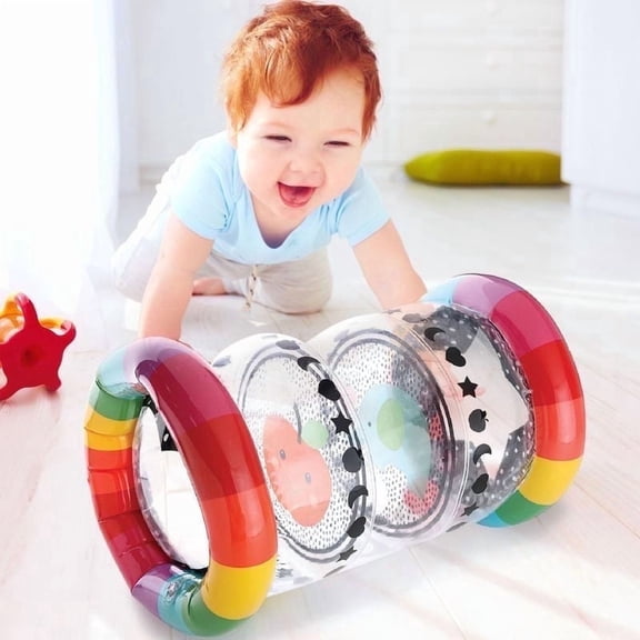 The Peanutshell Montessori Tummy Time Roller, Sensory Toy for Babies Up to 12 Months