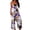 Purple Pink, variant on Women's Halloween Jumpsuits Skeleton Castle Wide Leg Backless Spooky Rompers Witch Hat Candy Halter Funny Overalls, S
