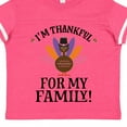 thumbnail image 4 of Inktastic Thanksgiving Girl Turkey Thankful for Family Girls Toddler T-Shirt, 4 of 5