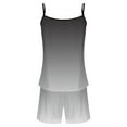 thumbnail image 3 of UAMVSH 2 Piece Pajamas Set for Women Scoop Neck Sleeveless Pjs Cami Top and Shorts Soft Loungewear Nightwear, 3 of 4