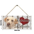 thumbnail image 2 of Ornament Wooden Sign Dog Tag Rectangular Wood Decoration Pet Slogan Pendant Decoration, 2 of 8