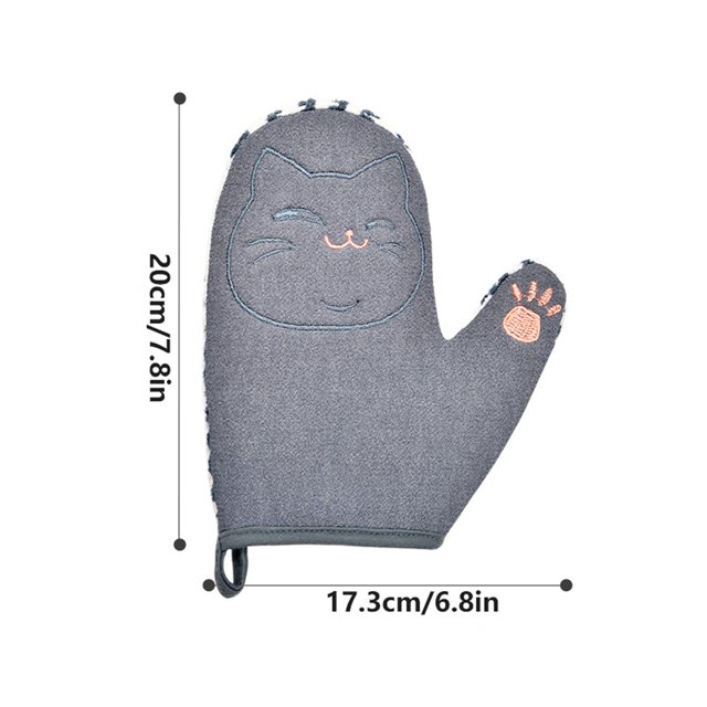 CAITS Back Scrubber Gloves | Double-Sided Exfoliating Body Brush for Dead Skin Removal, Shower Spa Tool