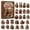 34# Christmas Basset Hound Advent Calendar, variant on Christmas Sheeps Advent Calendar 2026, 24 Days of Excitement with Collectible Surprises, 2D Acrylic Ornaments,Countdown Calendar for Family & Friends Gift