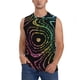 thumbnail image 1 of Balery Rainbow Glitter Camisetas sin mangas para hombre, absorbe la humedad y protege contra el mal olor.-Large, 1 of 7