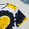 thumbnail image 5 of zbxnLI Women's Plus Size Summer Tops Tie-Dye Short Sleeve T-Shirt for Women Loose Casual Graphic Tees, 5 of 8