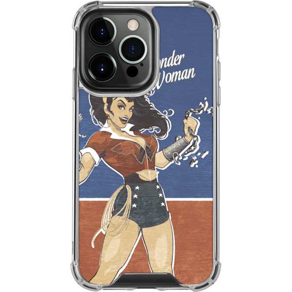 Skinit DC Comics Bombshells Wonder Woman Bombshell iPhone 16 Pro Clear Case