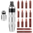 thumbnail image 1 of Hand Impact Screwdriver Set Safe Manual Reversible Impact Driver Tool with Bits for Loosening Rusted and Frozen Screws-silver-, 1 of 9
