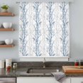 thumbnail image 5 of Navy Blue Grey Branch Sheer Curtains 84 Inches Long, Spring Summer Pastoral Botanical Light Filering Curtains, Breathable Simi Curtain Privacy Drapes for Living Room Bedroom Window Treatment, 5 of 9