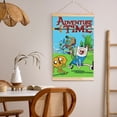 thumbnail image 5 of Adventure Time Wooden Shaft Hanging Poster Home Decor Poster Wall Art Painting For Living Room Bedroom 16"X24", 5 of 7