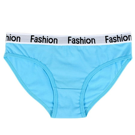 HYSYSB Womens Underwear plus Size Panties women s Athletic Underwear womens Panties underpant S-xl Sleepwear Cotton Lingerie Sexy Underwear Brief panties for Women Blue S