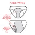 thumbnail image 2 of Alessandra B Organic Cotton Period Panty 3-Pack, 2 of 6