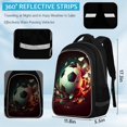 thumbnail image 3 of Mochila escolar TILYTADLY Soccer, 44 x 14 x 30 cm, grande, 3 of 7