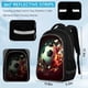 thumbnail image 3 of Mochila escolar TILYTADLY Soccer, 44 x 14 x 30 cm, grande, 3 of 7