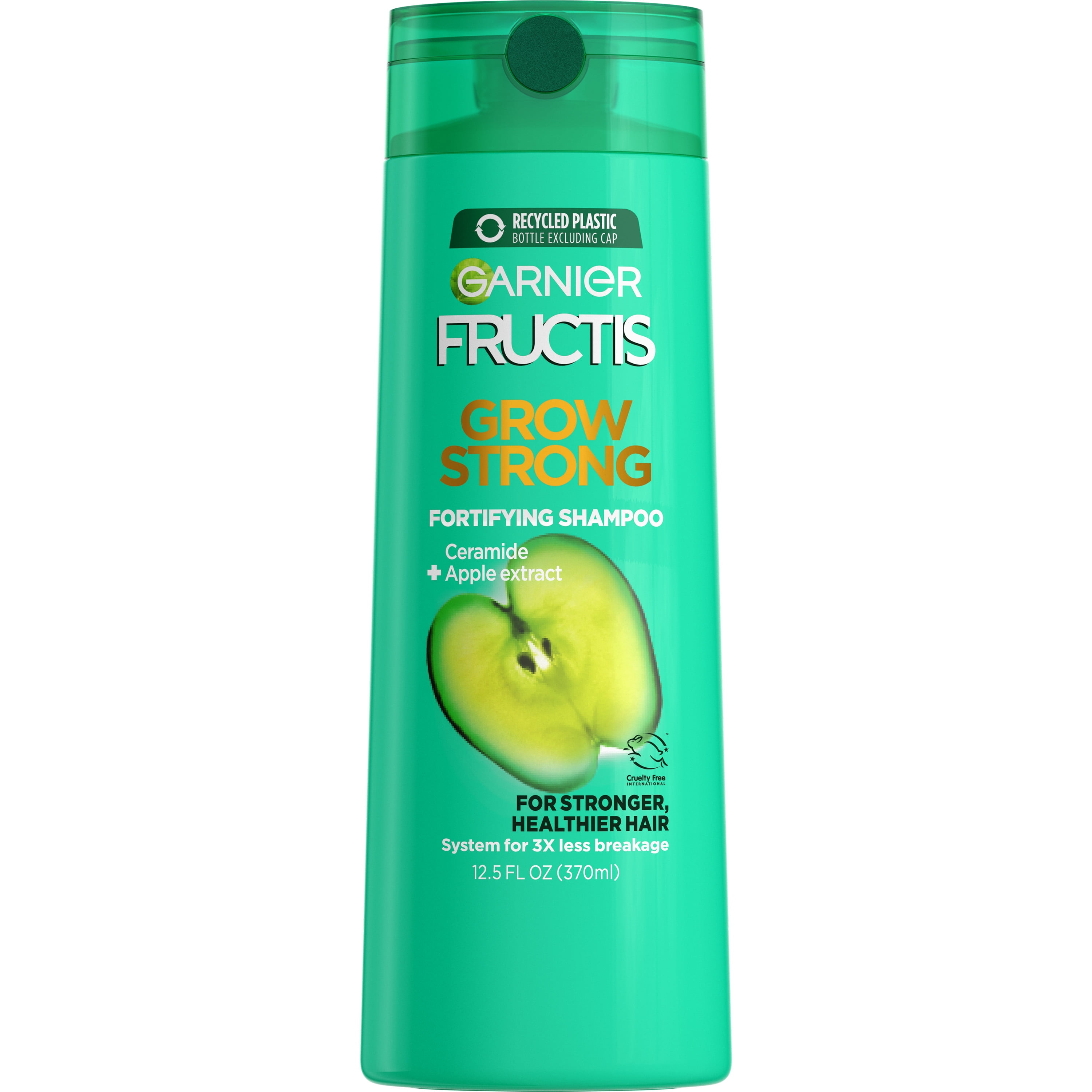 Garnier Fructis Grow Strong Shampoo, For Stronger, Healthier, Shinier Hair, 12.5 fl oz