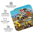 thumbnail image 3 of Junzan Different Construction Site Vehicles Print Coasters for Drinks - Leather Coasters Set of 4 for Coffee Table for Housewarming/Kitchen/Bar/Decor -Square, 3 of 6
