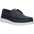 thumbnail image 4 of HEYDUDE Men Wally Cru Stretch Canvas , Black/White, 11, 4 of 5