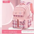 thumbnail image 1 of Cute & Lightweight Waterproof Bow Decor Casual Backpack - Large Capacity School Bag, 1 of 5