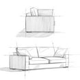 thumbnail image 5 of Charlie 96-inch Sofa in Tightly Woven Performance Fabric, 5 of 11